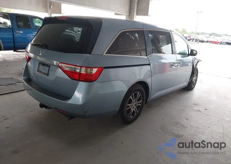 2011 Honda Odyssey Ex from USA, damaged, VIN 5FNRL5H49BB031318